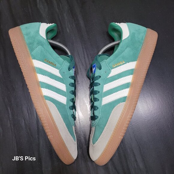 Adidas Samba OG Men's Size 11 Collegiate Green/Cloud White/Gum ID2054 - Picture 1 of 16